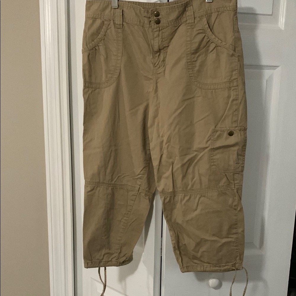 Calvin Klein Tan Capris for Women